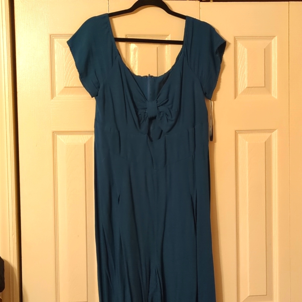Collectif Blue Jumpsuit 3XL Never Worn
